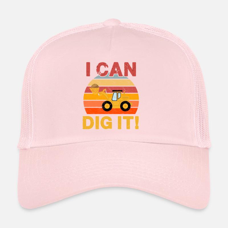 Je peux le creuser! Casquette trucker 