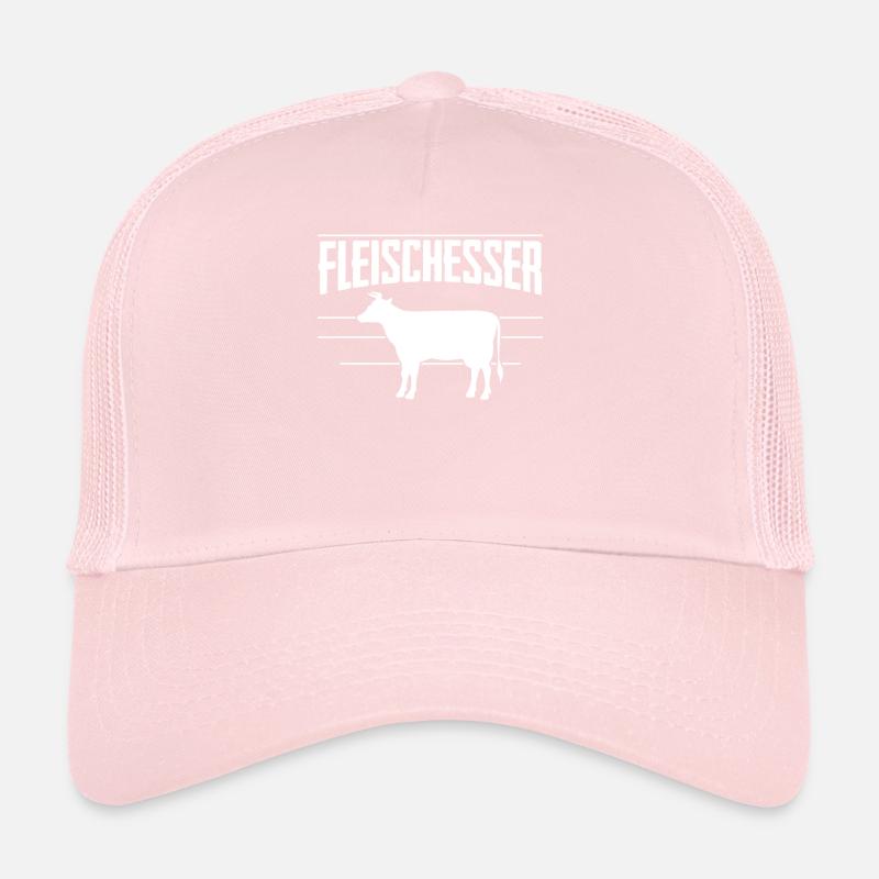Fleischesser Fleisch Grillen Metzger Trucker Cap