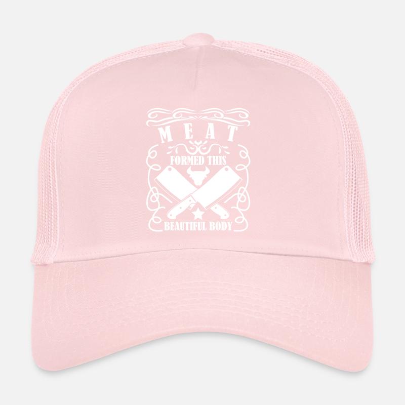 Boucher boucher de boucherie grillé de viande Casquette trucker 