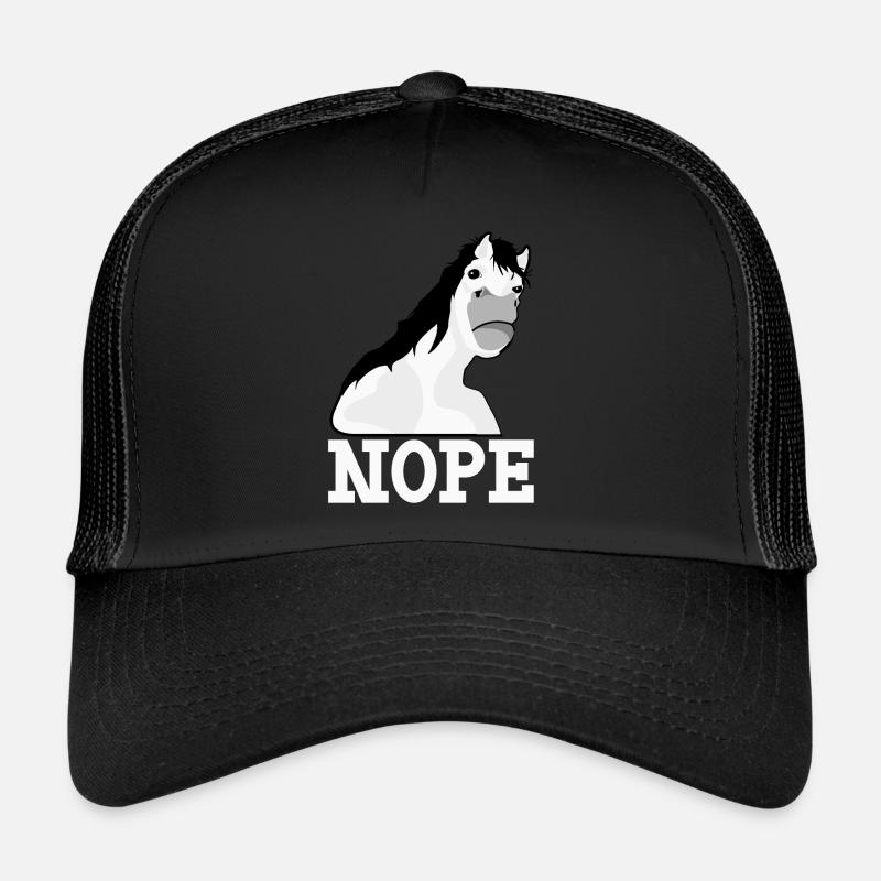 Cheval pas de rejet de protestation non contre Casquette trucker 