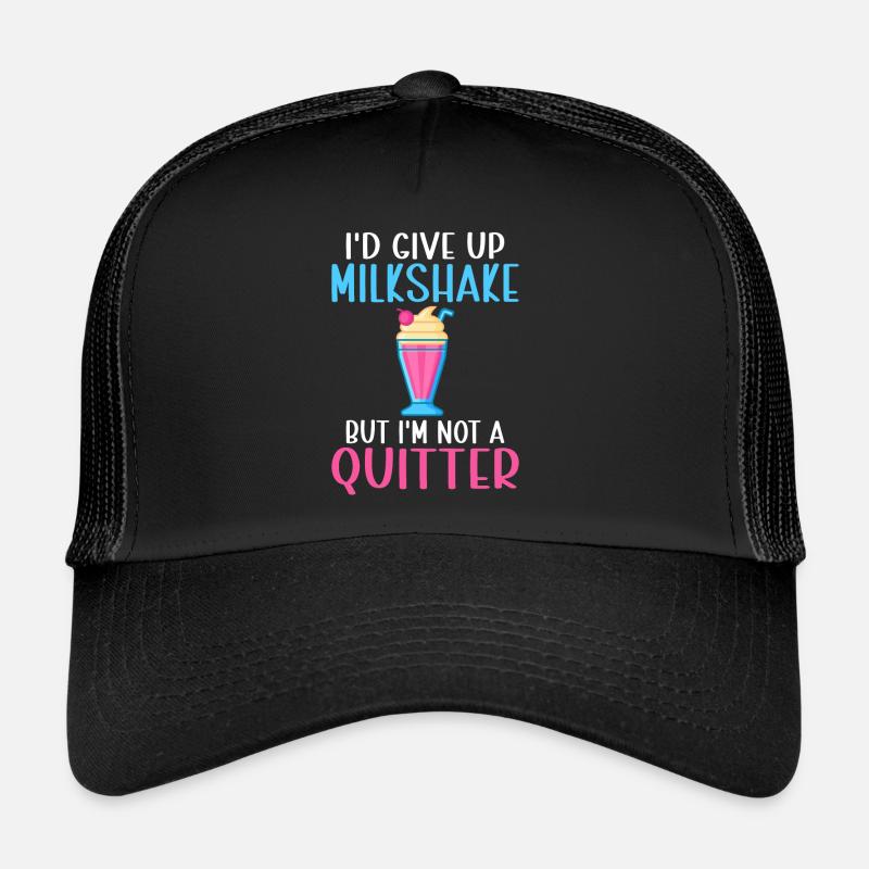 Ich liebe Milchshakes Milchshake Geschenk Trucker Cap