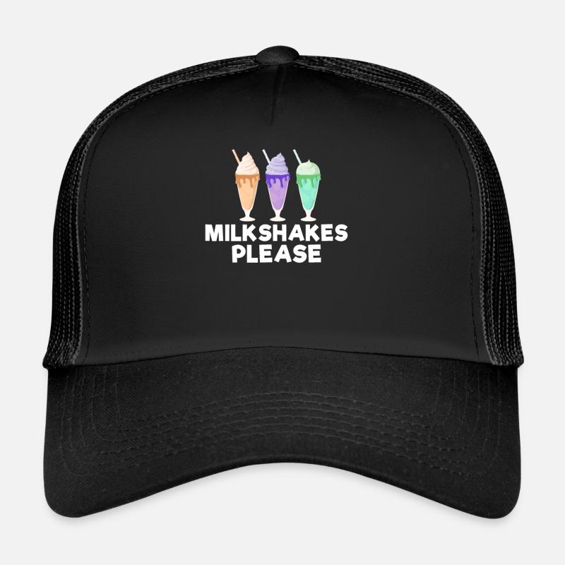 Ich liebe Milchshakes Milchshake Geschenk Trucker Cap