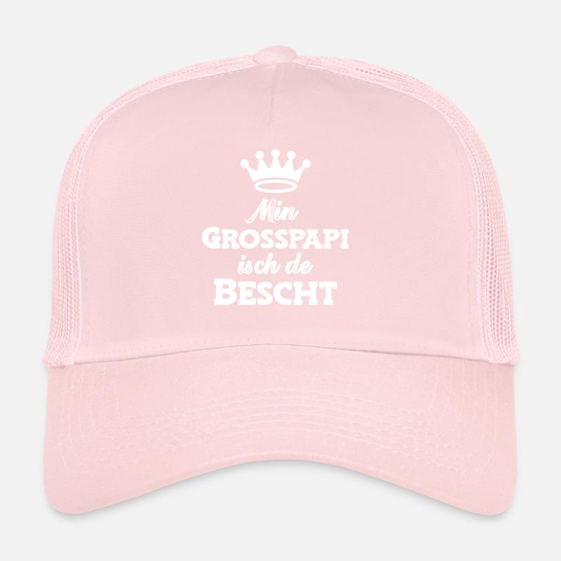 Min Grosspapi isch de bescht Opa Schweiz Grosspapi Trucker Cap