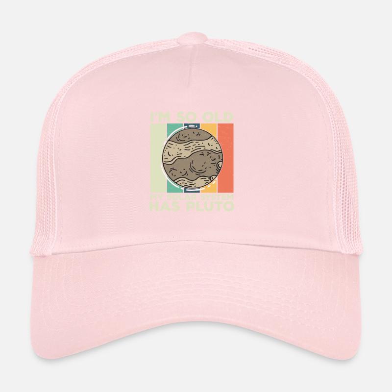 I'm So Old Retro Planet Pluto Solar System For Trucker Cap