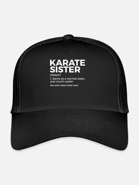 Karate - Trucker Cap - Schwarz/Schwarz