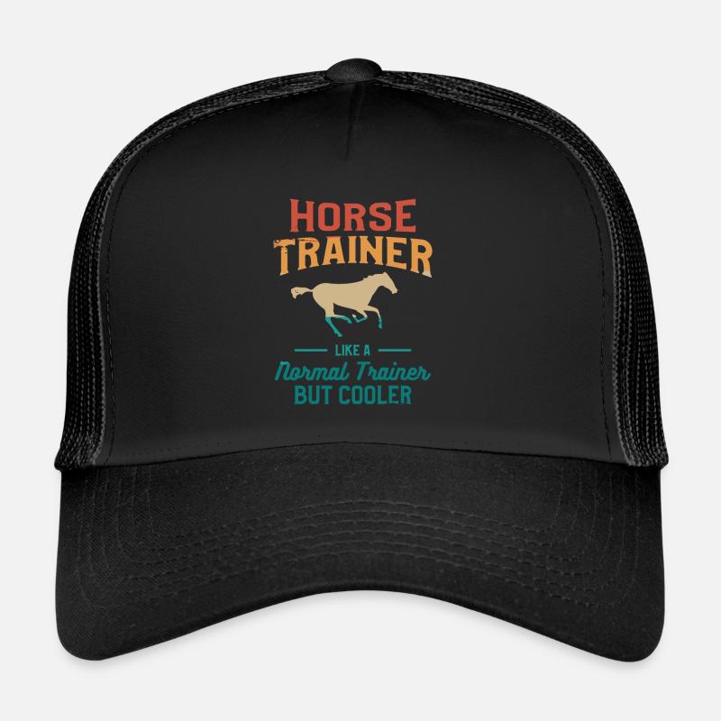 Pferdetrainer wie ein normaler Trainer, aber cooler Trucker Cap