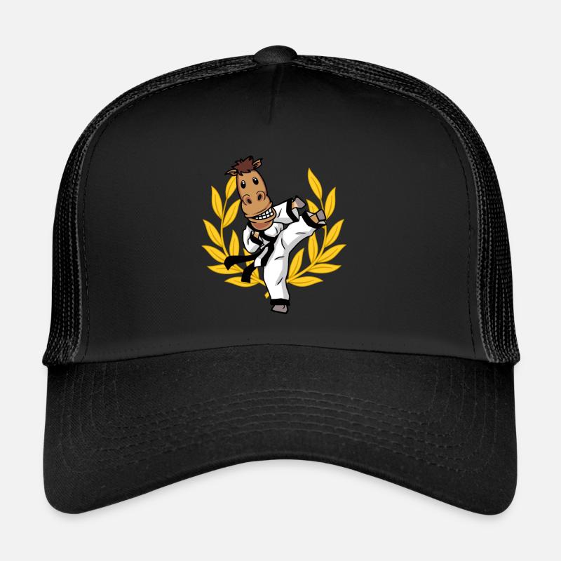 Karate Pferd Selbstverteidigung Sie Pferd Sport Trucker Cap