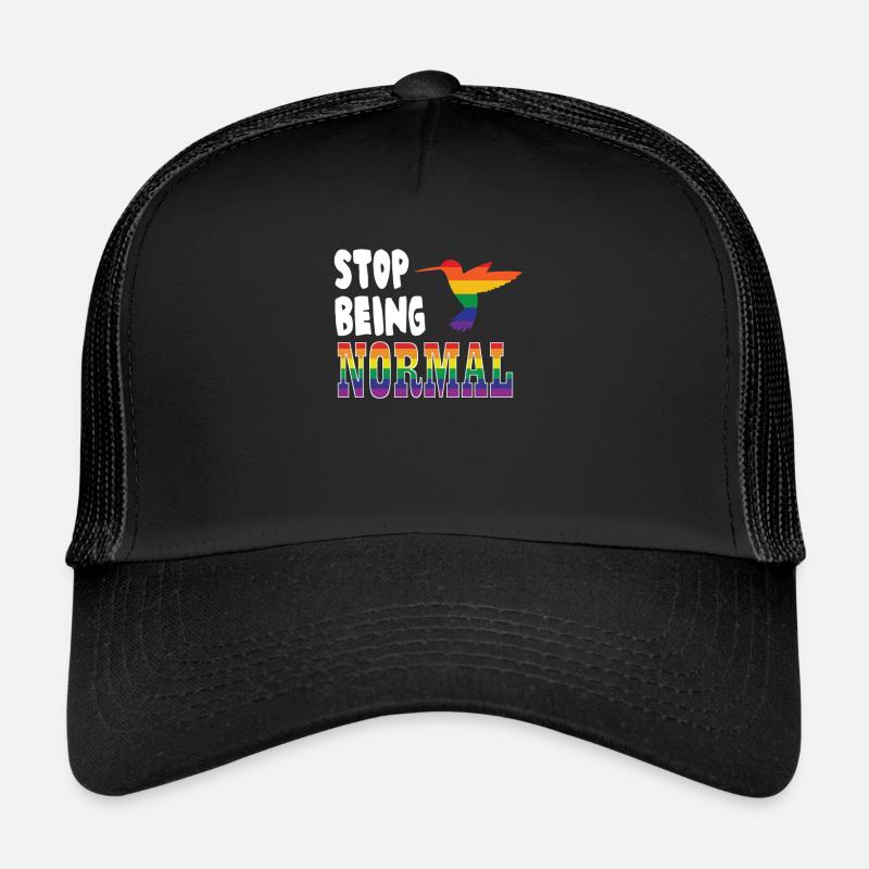 Hör Auf, Normal Zu Sein Stolz Lqbtq Trucker Cap
