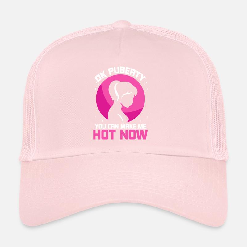 Ok puberté tu peux me rendre chaud maintenant Casquette trucker 