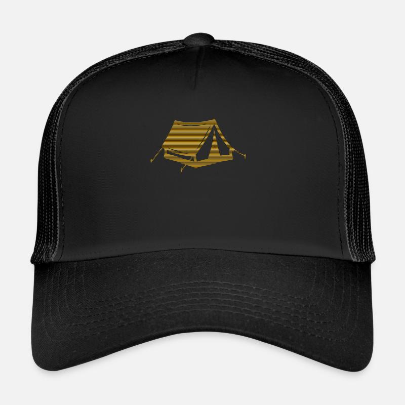 Zelten - Trucker Cap - Schwarz/Schwarz