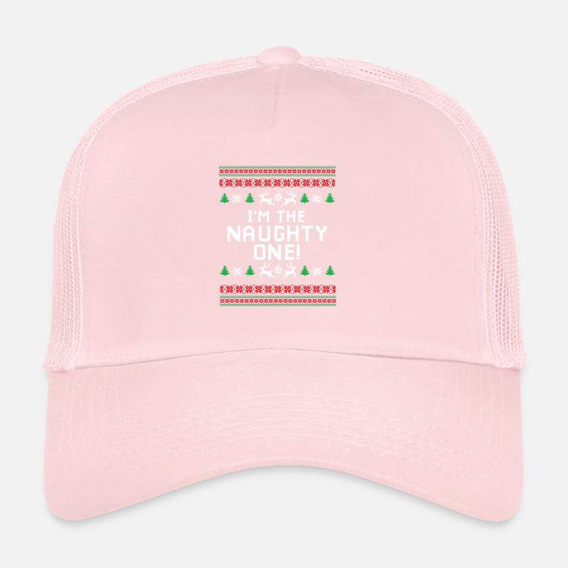 Je suis la méchante! Drôles de couples de Noël Casquette trucker 