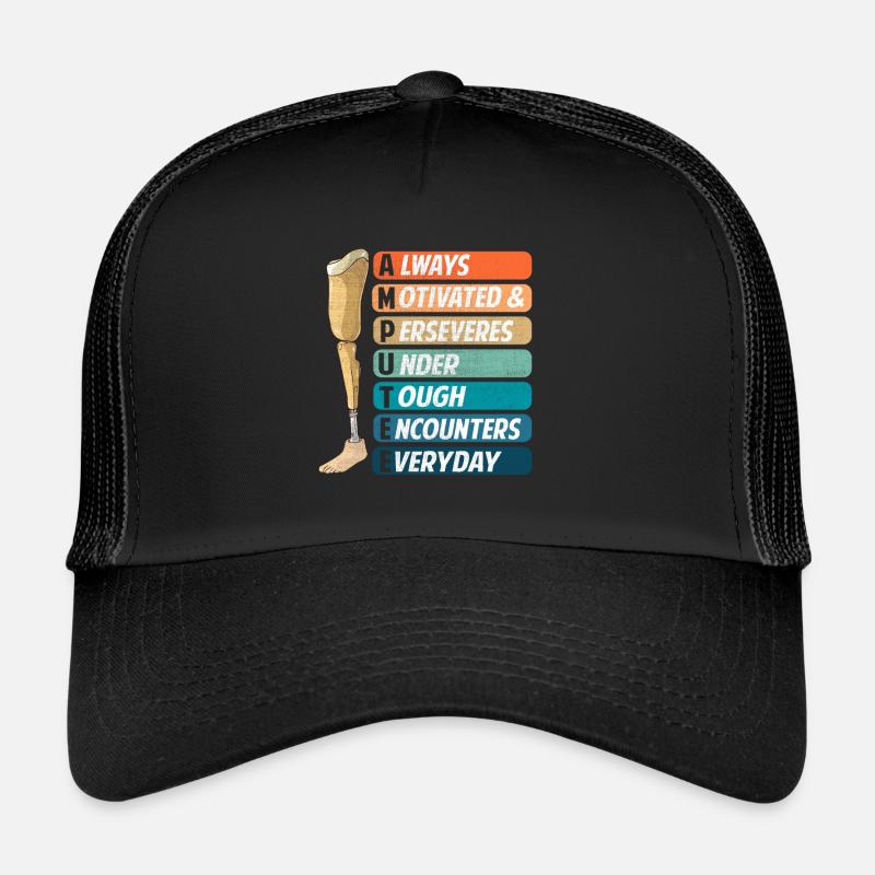 Immer motiviert & durchhalten unter harten Trucker Cap