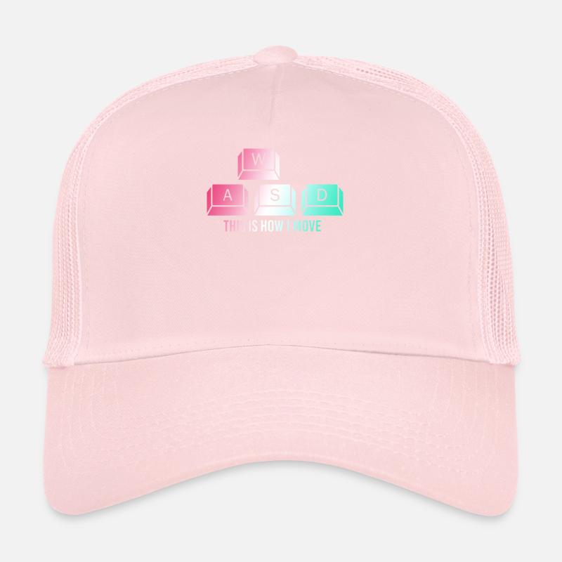 This Is How I Move Keyboard Computer Keys Saying Trucker Cap