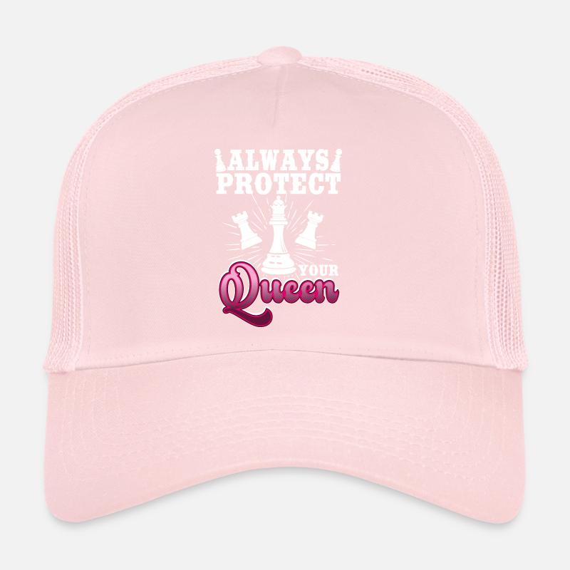 Always Protect Your Queen Funny Chess Player Trucker Cap