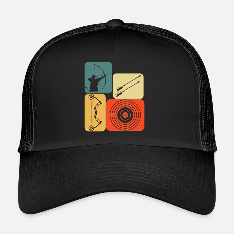 3D Tir à l’arc Retro Tir à l’arc Casquette trucker 