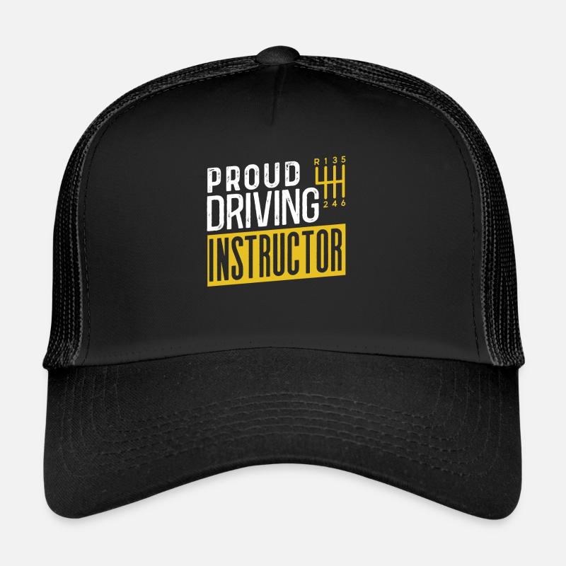 Proud driving instructor driving lesson driving school profession Trucker Cap