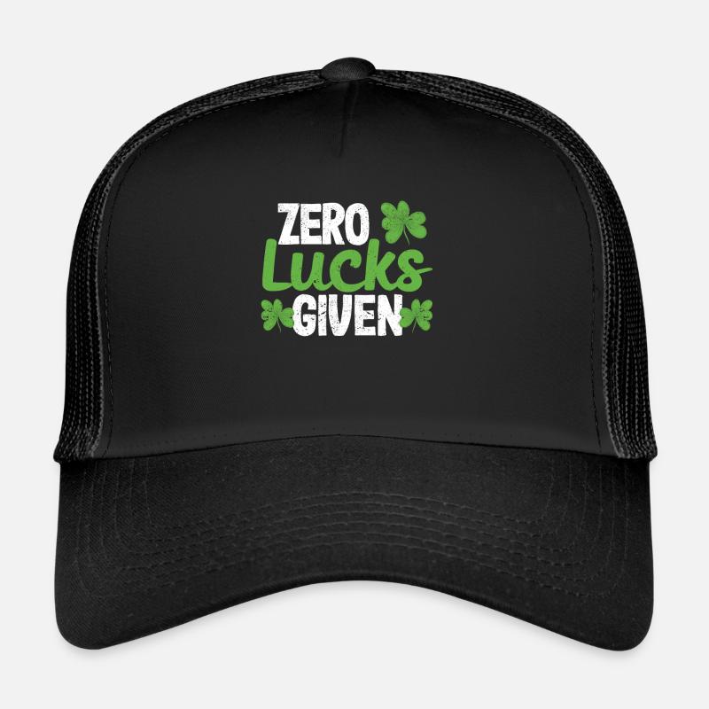 Drôle de trèfle de la Saint-Patrick Vide irlandais Casquette trucker 