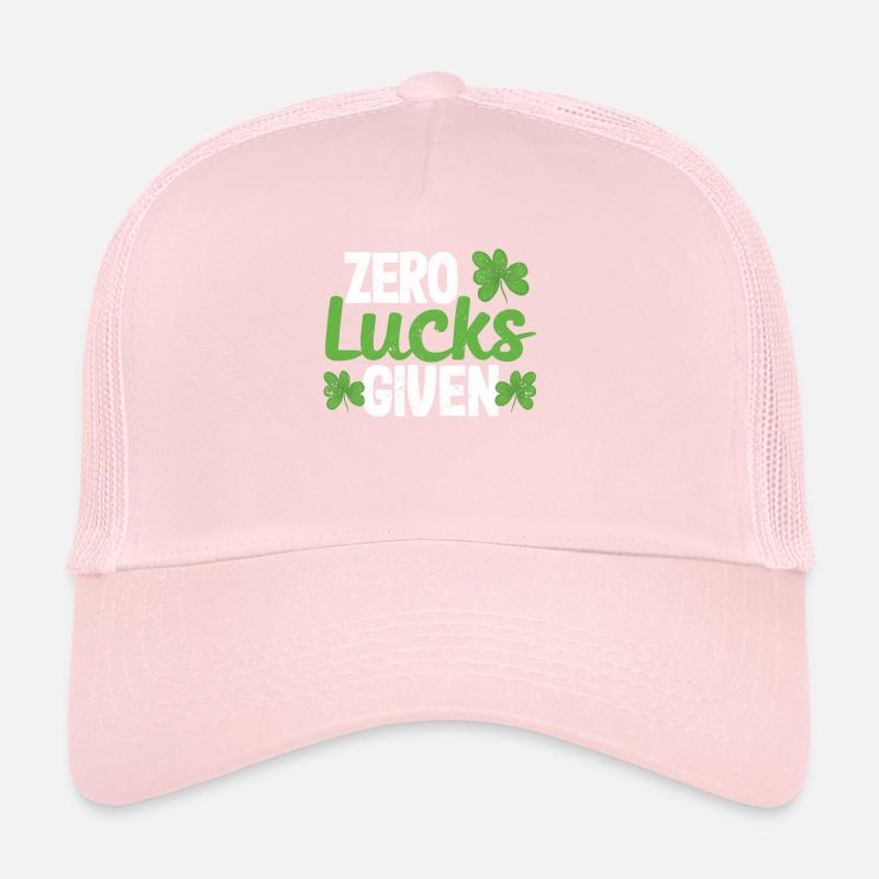 Funny Saint Patrick's Day Clover Irish Null Trucker Cap