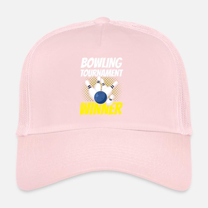 Vainqueur du tournoi de bowling Bowler Bowling par équipe Casquette trucker 