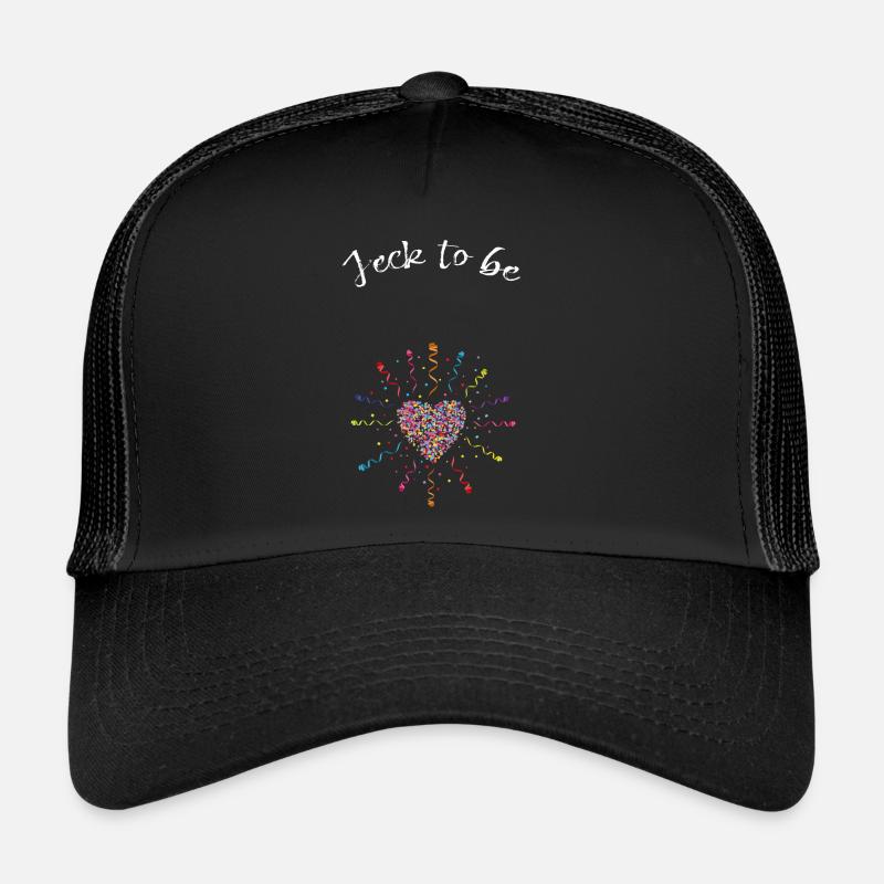 Carnival Confetti Pregnant Jeck Costume Replacement Trucker Cap