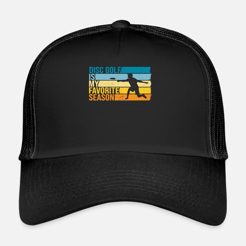 Le disc golf est ma saison préférée Casquette trucker 