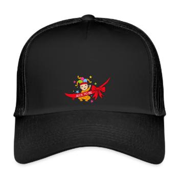Carnival Fasnacht Baby belly expectant mom mother - Trucker Cap - black/black - Front