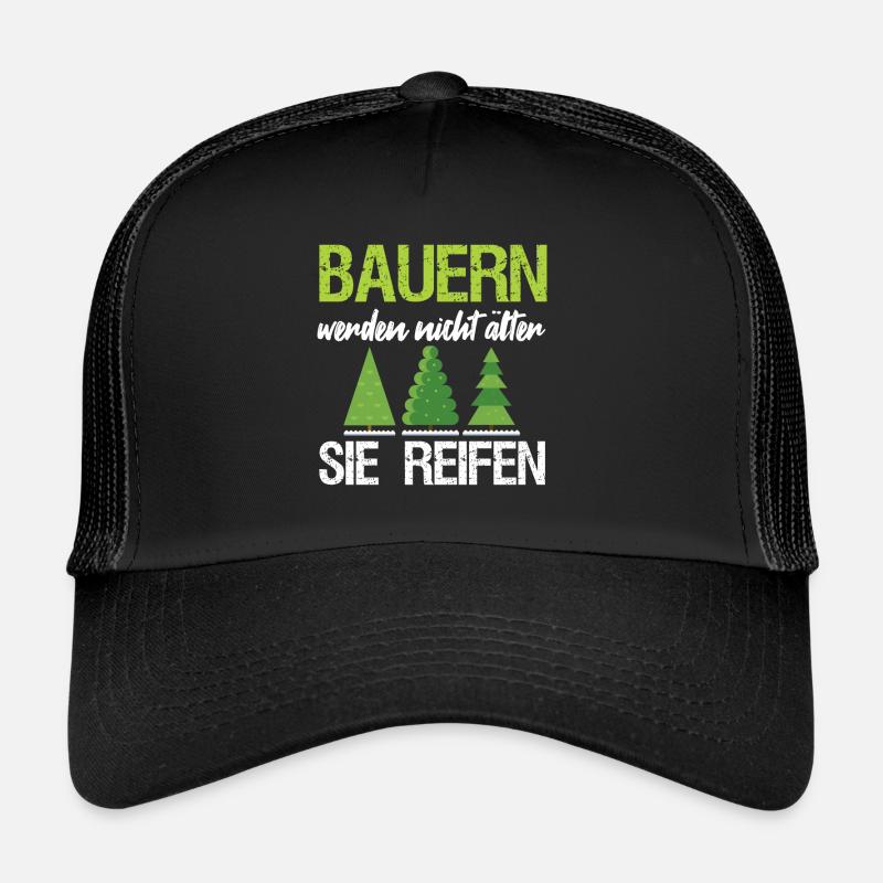 Bauern Werden Nicht Älter Sie Reifen Geburtstag Trucker Cap