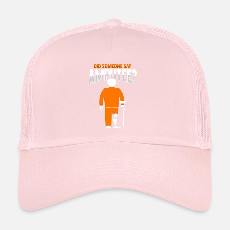 Amputiertes Bein Beinprothese Prothese Amputation Trucker Cap