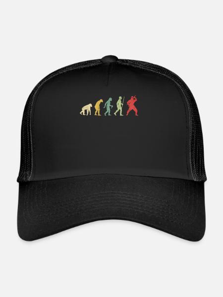 Ninja Pose Evolution - Trucker Cap - black/black - Front