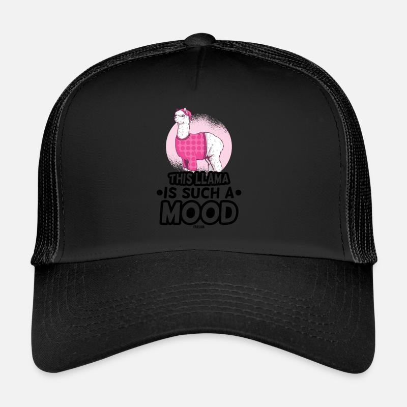 Alpaka - Trucker Cap - Schwarz/Schwarz