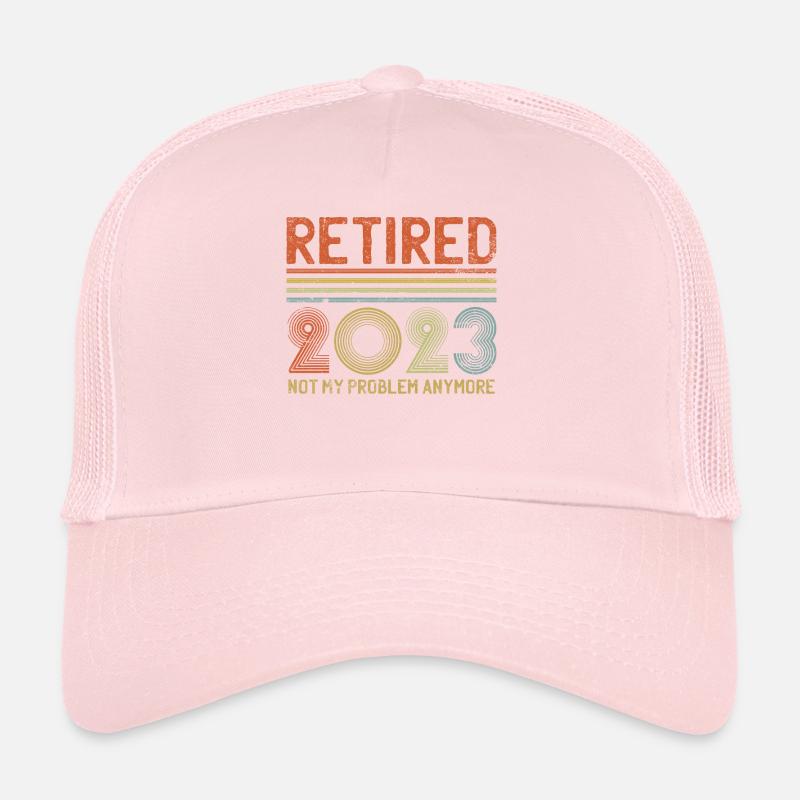 Vintage retiré 2023 Plus mon problème Casquette trucker 