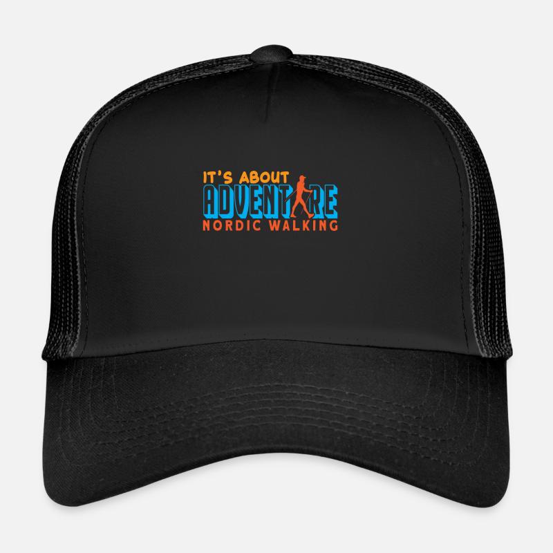 Its About Adventure Nordic Walking Trucker Cap