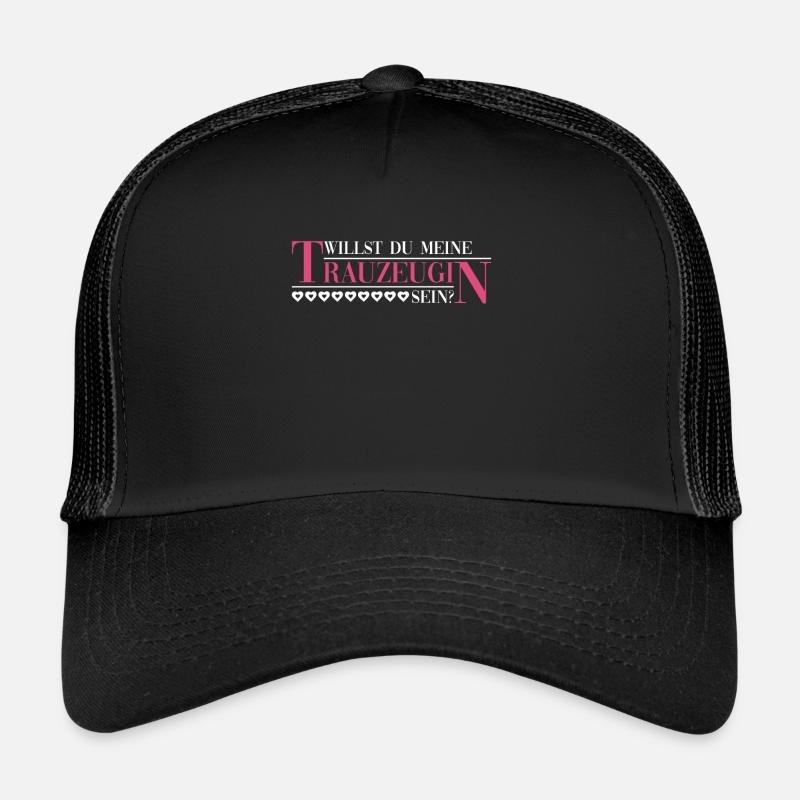Willst Du Meine Trauzeugin Sein? - Hochzeit Braut Trucker Cap