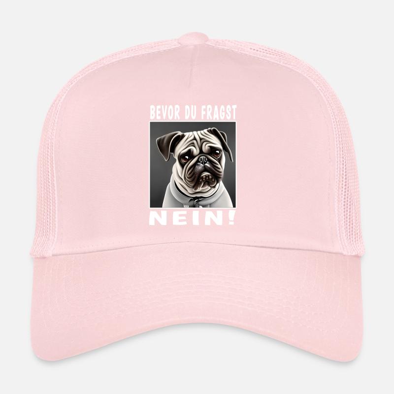 Bevor du fragst nein Hund Trucker Cap