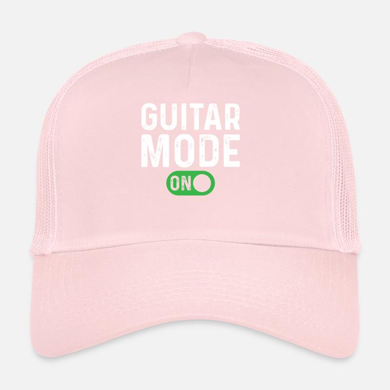 Guitar Mode On - Guitariste Basse Guitariste Guitariste Casquette trucker 