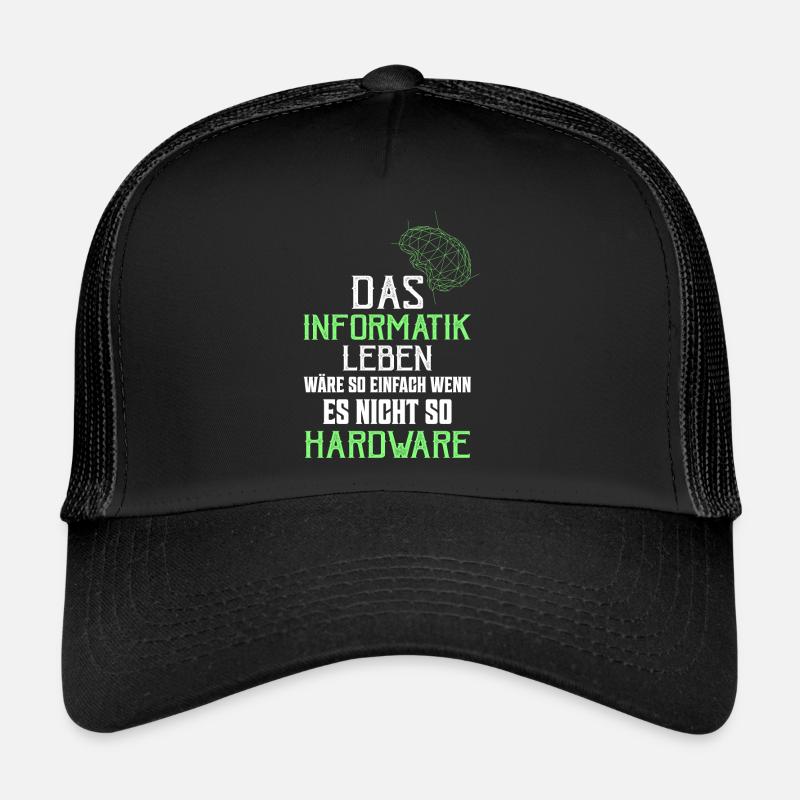 Das Informatik Leben wäre so einfach Programmierer Trucker Cap