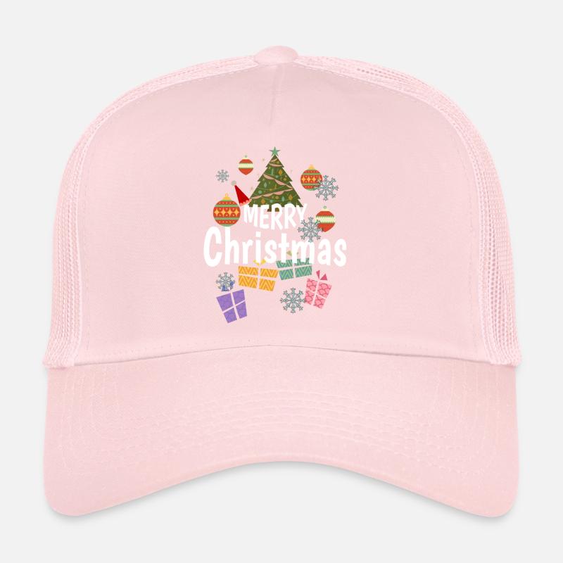 Merry Christmas Trucker Cap