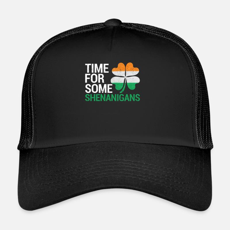 C’est l’heure des manigances La Saint-Patrick Casquette trucker 