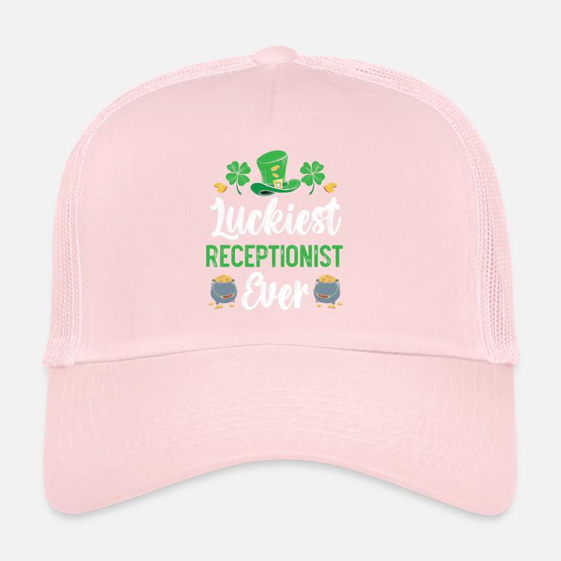 La réceptionniste la plus chanceuse de tous les temps de la Saint-Patrick Casquette trucker 