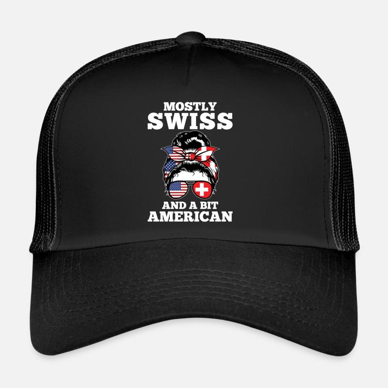 Schweizer Schweizer Schweiz Geschenk Trucker Cap