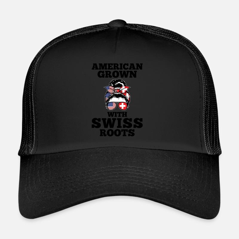 Schweizer Schweizer Schweiz Geschenk Trucker Cap