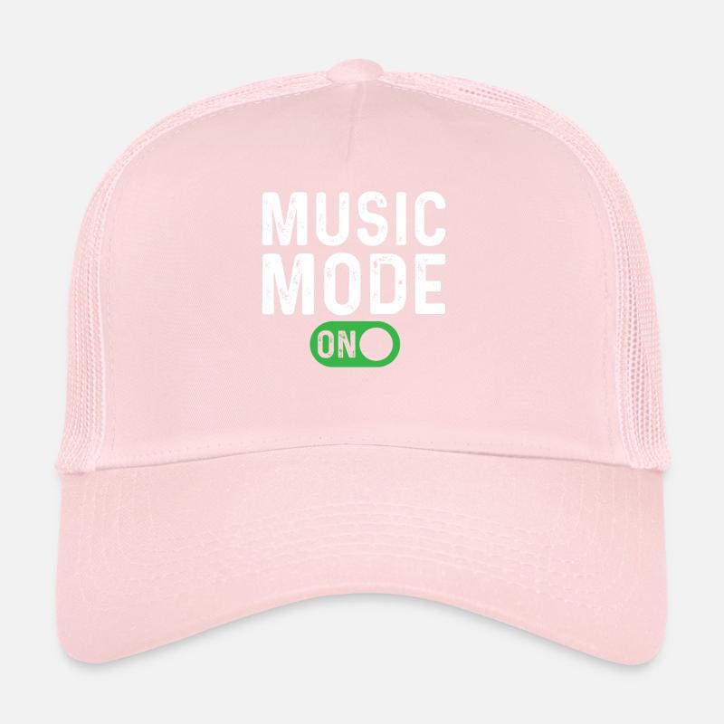 Mode musique activé - Amateur de musique Casquette trucker 