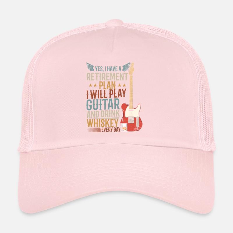 Plan de retraite des guitaristes de basse - Guitare à la retraite pl Casquette trucker 
