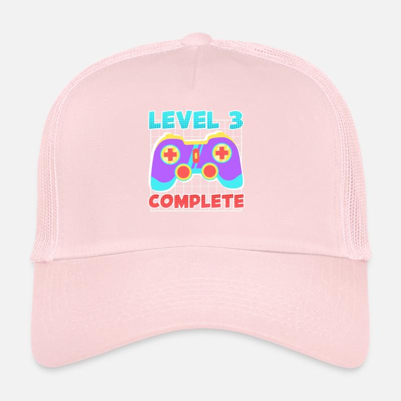 3rd birthday boy 3 years Trucker Cap