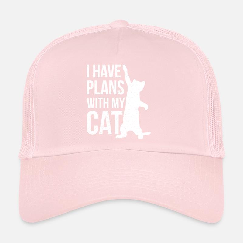 J’ai des projets avec mon chat Casquette trucker 
