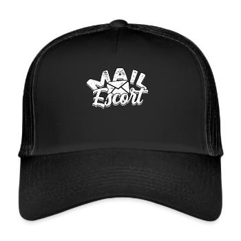 Postman Postman Post Gift Letter Parcel - Trucker Cap - black/black - Front