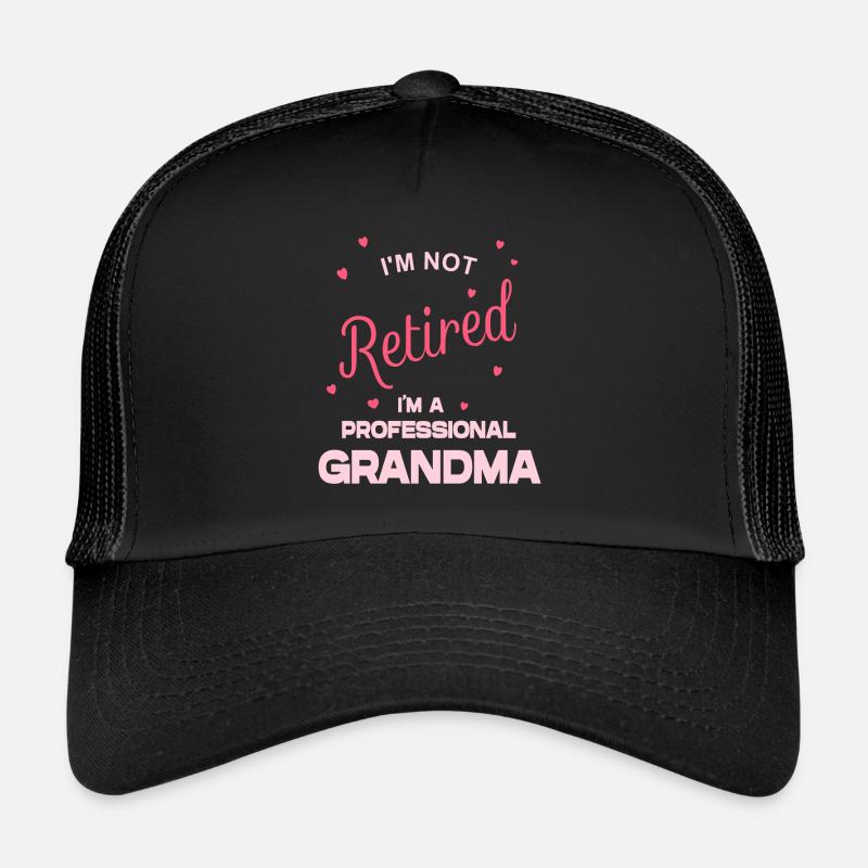 Ich bin nicht im Ruhestand, ich bin eine professionelle Oma Trucker Cap