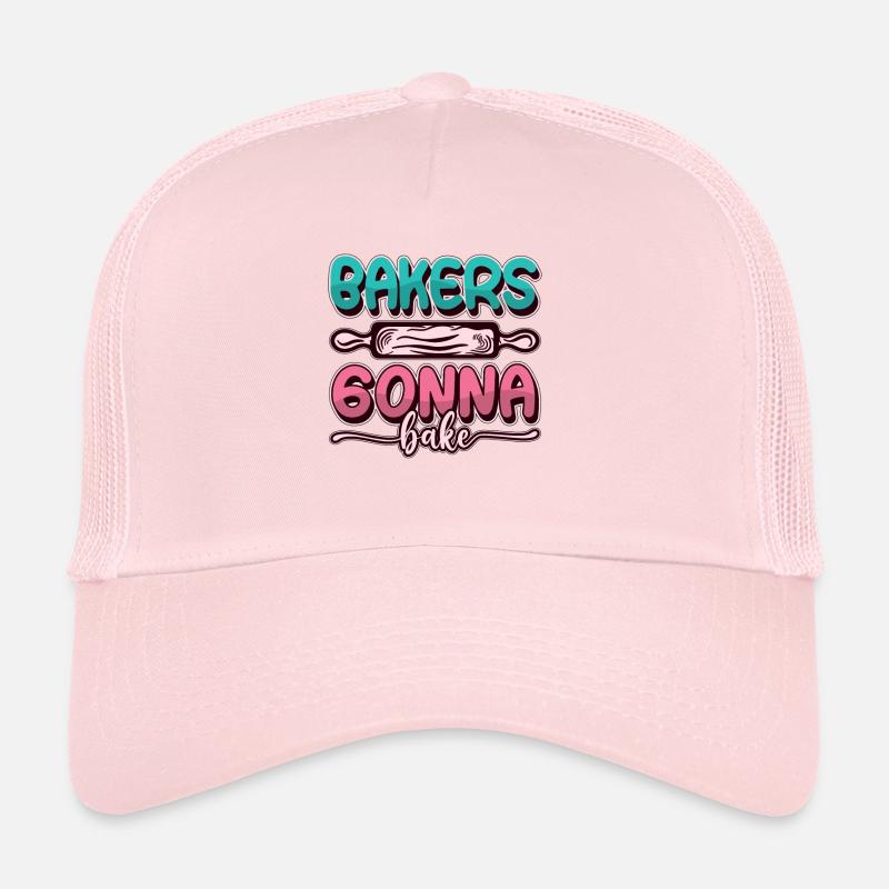 Bakers Gonna Bake Baking Bakery Chef Cupcake Cake Trucker Cap