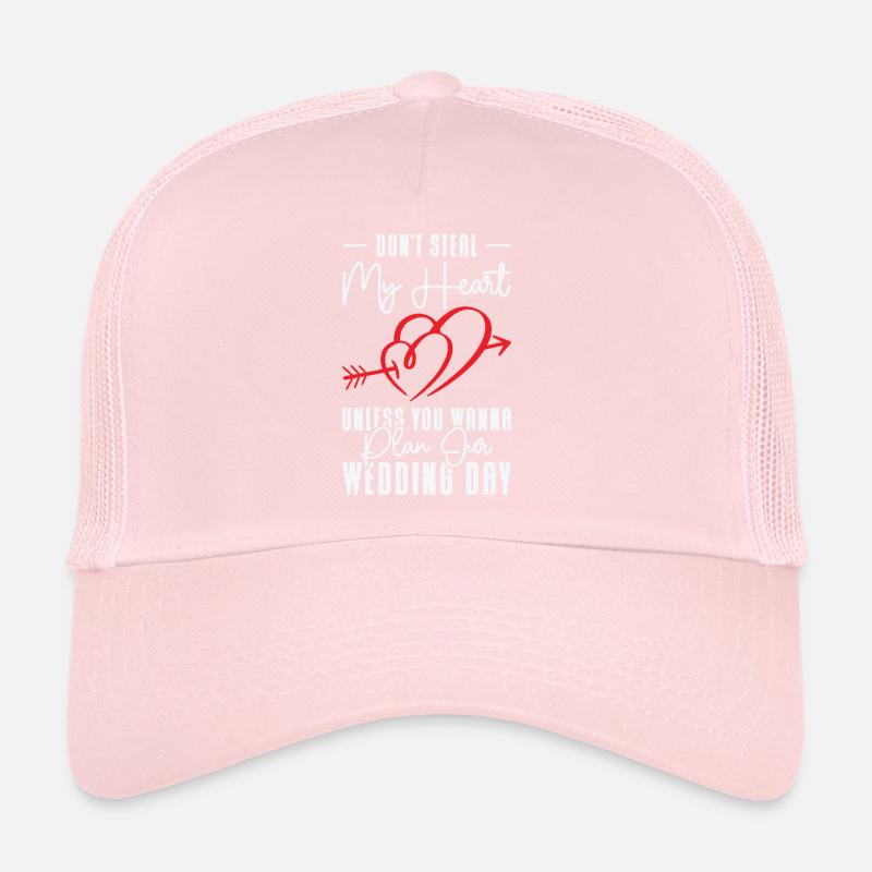 Couple de coeur Mariage Relation Romance Citations Casquette trucker 