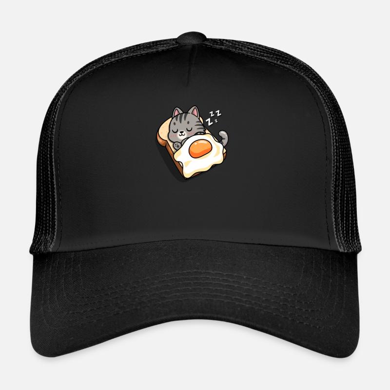 Gray Tabby Cat Trucker Cap